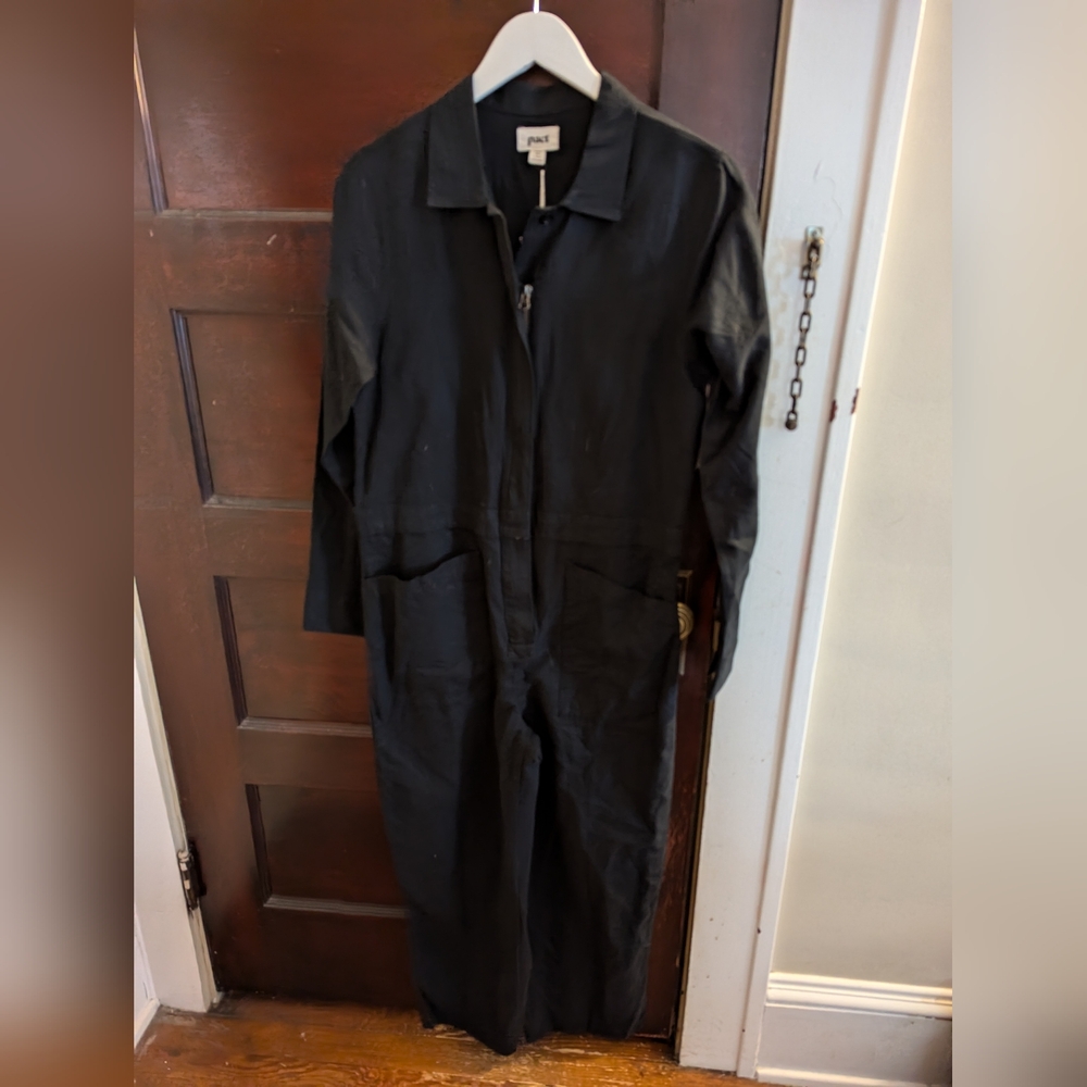Pact organic cotton hemp jumpsuit nwt - Picture 2 of 8